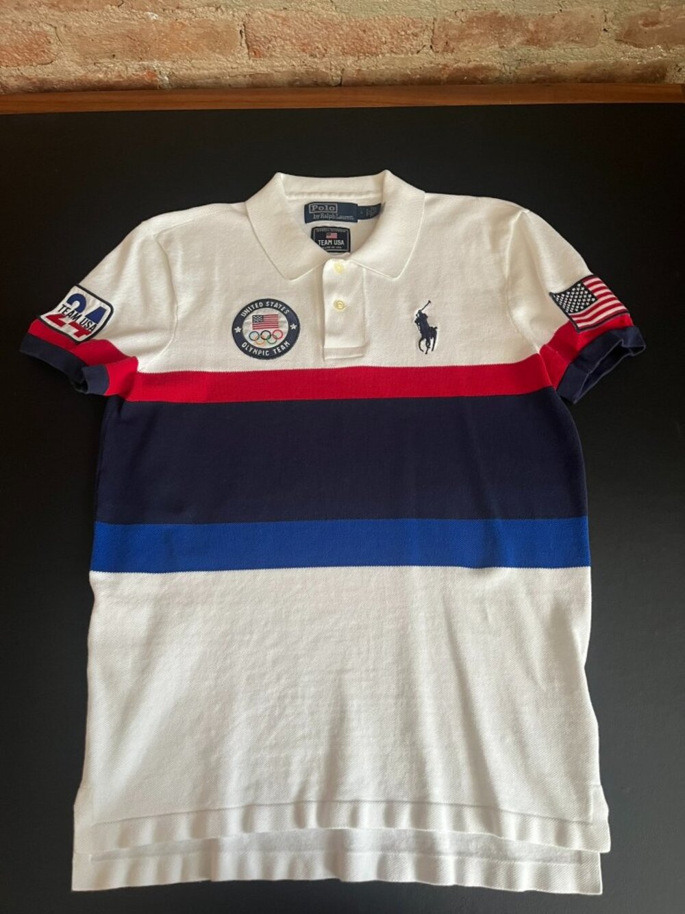 Polo Ralph Lauren Team USA Olympic Graphic Polo Shirt Men's Small